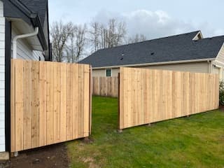 Fence installation in Waldport OR