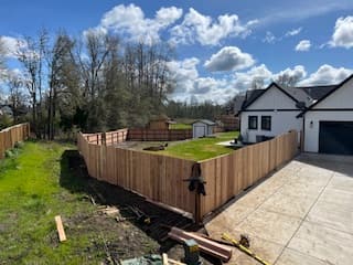 Fence installation in Otis, Oregon