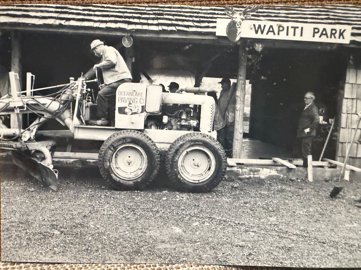 Oceanlake Paving Co at Wapiti Park — where it all started in the 1960s