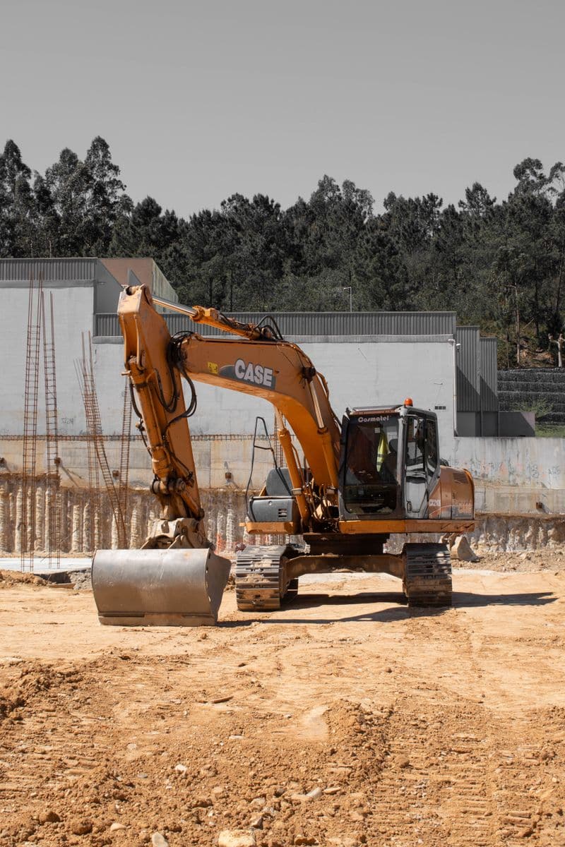 Excavation and grading work at a Toledo, Oregon job site
